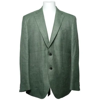 Kavaj (Grön) från René Lezard Acetat, Linne, Polyester, Silke, Ull