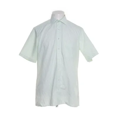 Kortärmad skjorta (Vit, Grön) från Olymp Bomull