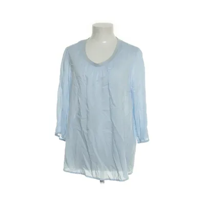 Top (Blå) fra Samoon by Gerry Weber Viscose, Bomuld, Polyester