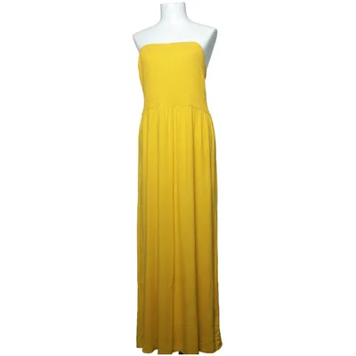 Robe (Jaune) de Capsule Élasthane, Viscose