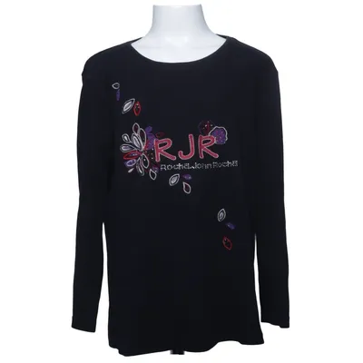 T-shirt à manches longues (Noir) de Rocha John Rocha Coton