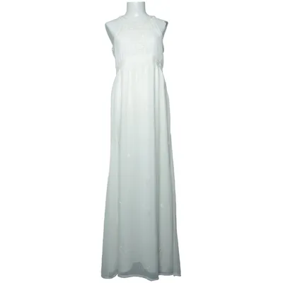 Långklänning (Vit) från Zara Basic Polyester