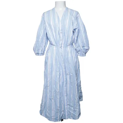 Robe portefeuille (Bleu, Blanc) de Dagmar Coton biologique