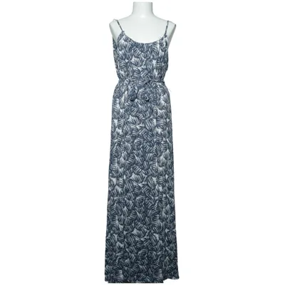 Robe longue (Bleu, Blanc) de Caroll Élasthane, Viscose