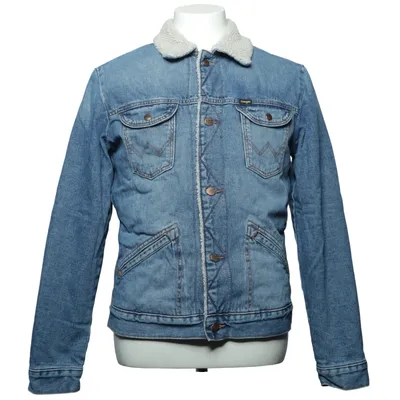 Fodrad jeansjacka (Blå, Beige) från Wrangler Bomull, Polyester