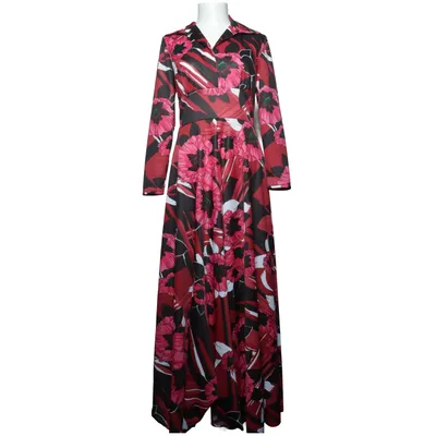 Maxi dress (Red, Black, White) from Mackerness Polyester