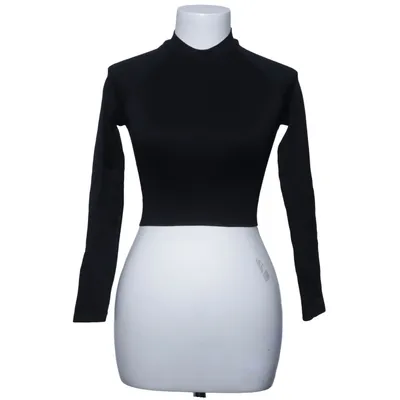 Crop Top (Schwarz) von Boohoo Fit Elasthan, Polyamid, Polyester