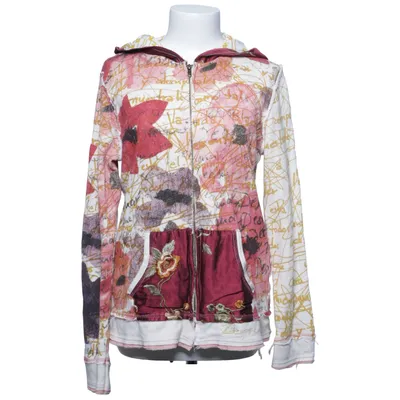 Hættetrøje (Rød, Beige, Flerfarvet) fra Desigual Polyester, Viscose