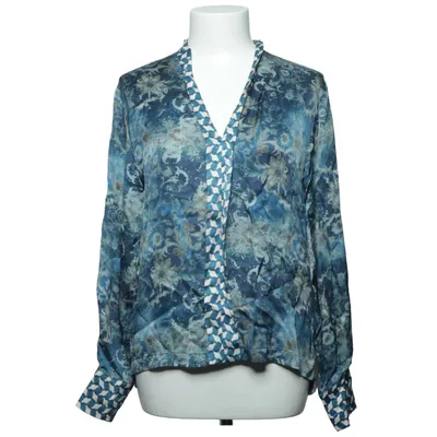 Bluse (Blå, Beige) fra Funky Staff Viscose
