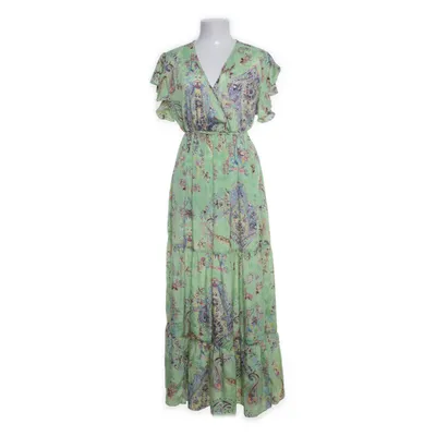 Maxi dress (Green, Multicolored) from Miss White Polyester, Silk