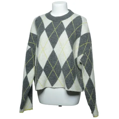 Sweater (Gray, Multicolored) from Pringle of Scotland x H&M Polyester, Acrylic, Wool, Elastane