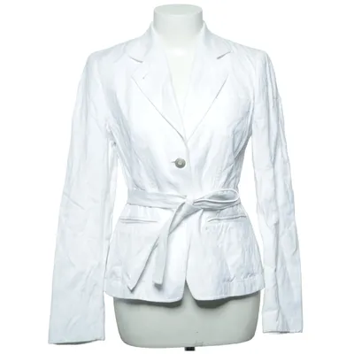 Blazer (White) from Pauw Cotton, Metallic fiber