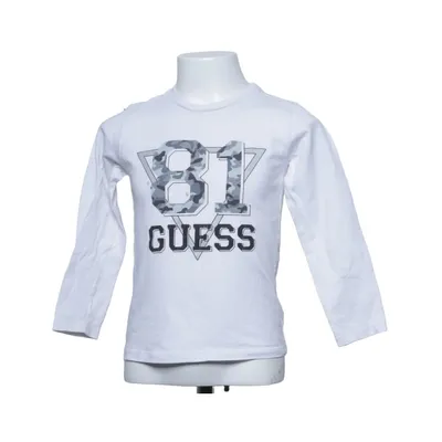 T-shirt à manches longues (Blanc) de Guess Kids