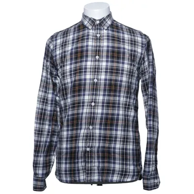 Chemise en flanelle (Bleu, Blanc, Marron) de Blueprint Coton