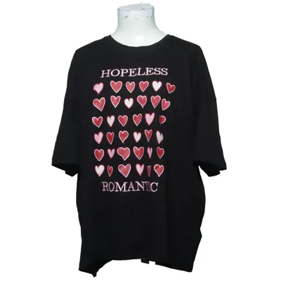 T-shirt (Svart, Röd, Vit) från Pepco Bomull