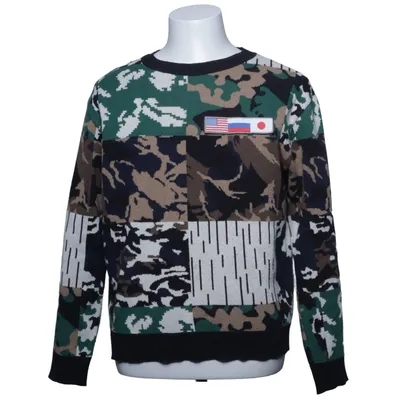Pull-over (Vert, Noir, Multicolore) de Gosha Rubchinskiy Coton, Polyester