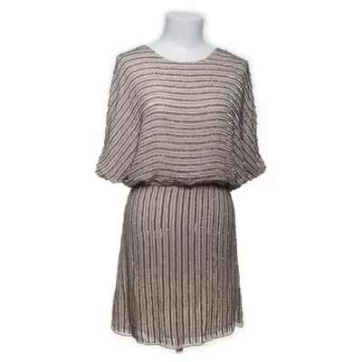 Cocktailklänning (Beige, Silverfärgad) från Mango Suit Polyester, Viskos