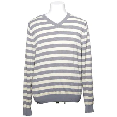 Pullover (Grå, Gul) från Dressmann Bomull