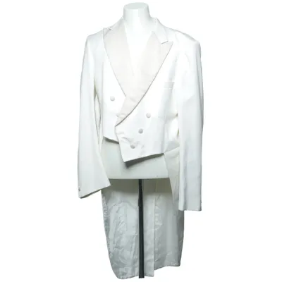 Frackkavaj (Vit, Rosa) Polyester, Ull