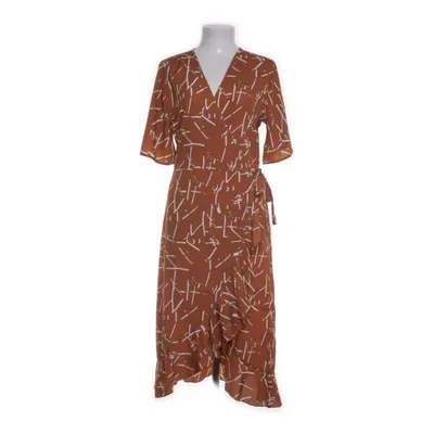 Omlottklänning (Brun, Vit) från Influence Polyester