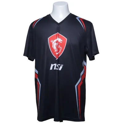 T-shirt (Svart, Röd, Grå) från Msi Polyester