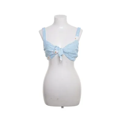 Crop top (Blauw, Meerkleurig) van Bershka