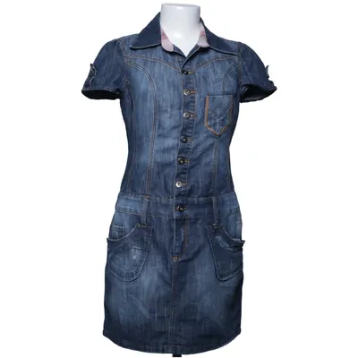 Jeansklänning (Blå) från Vero Moda Denim Bomull, Polyester