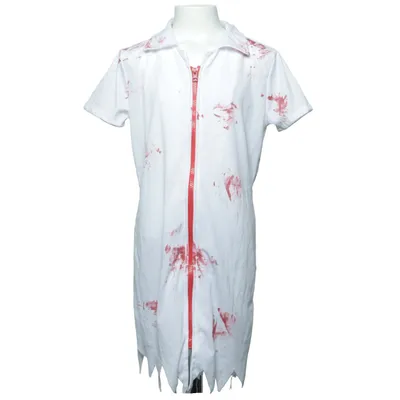 Udklædning (Hvid, Rød) fra Funidelia Polyester