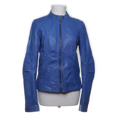 Läderjacka (Blå) från EDC by ESPRIT Skinn, Polyester