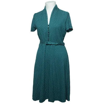 Jurk (Groen) van King Louie Elastaan, Viscose