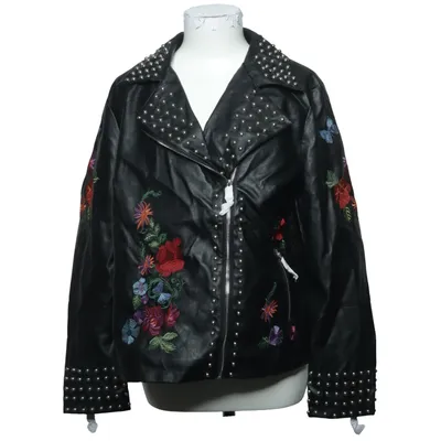 Bikerjacka (Svart, Flerfärgad) från Koko Polyester, Polyuretan, Viskos