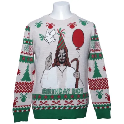Kersttrui (Beige, Groen, Rood) van EMP Acryl