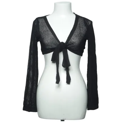 Wikkeltop (Zwart) van Shein Viscose