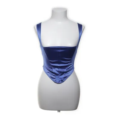 Crop top (Corset Satin Top) van NLY One Elastaan, Polyester