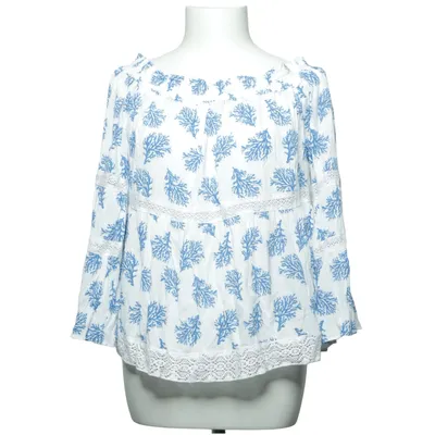 Top (Hvid, Blå) fra Michael Kors Polyester, Viscose