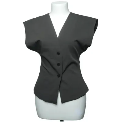Outer vest (Gray) from Zara Elastane, Polyester, Viscose
