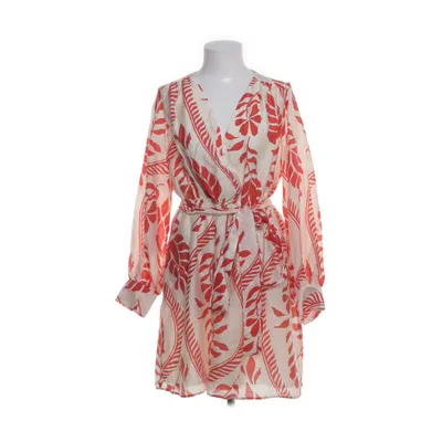 Klänning (Röd, Beige) från H&M Lyocell, Polyamid, Polyester