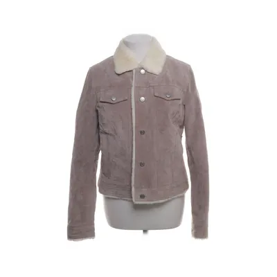 Shearling jacket (Pink) from Freaky Nation Polyester, Leather