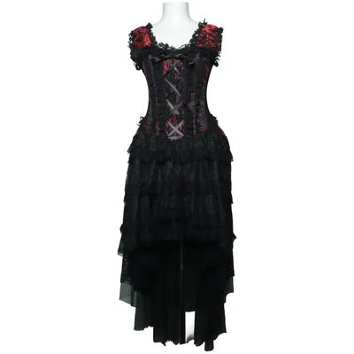 Feestkostuums (Zwart, Rood) van Burleska Katoen, Polyester