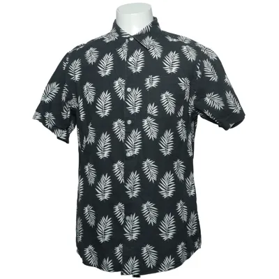 Short sleeve shirt (Black, White) from Lager 157 Cotton, Linen