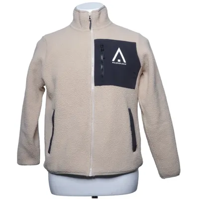 Fleece jacket (Beige, Black) from Wearcolour Polyester