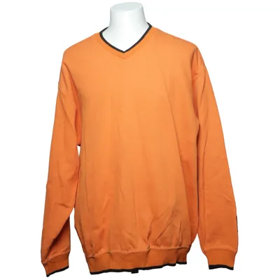 Pullover (Orange) from Carlo Colucci Acrylic, Cotton, Polyester