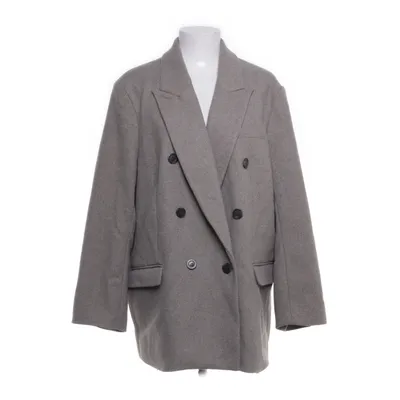Skepparkavaj (Brun, Grå) från H&M Polyester, Ull