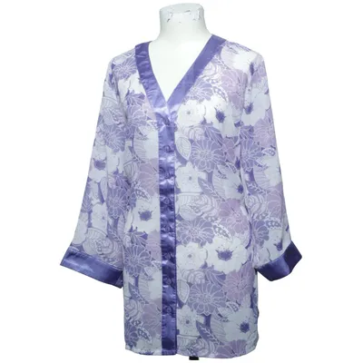 Blouse (Purple, White, Multicolored) from Mia Linea Polyester
