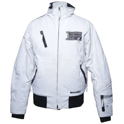 Manteau de ski (Blanc, Noir) de Marin Alpin Polyamide, Polyester