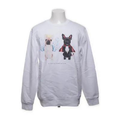 Collegetröja (Vit, Flerfärgad) från Einstein Newton Ekologisk bomull, Återvunnen polyester