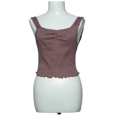 Crop top (Brun) fra Organic Basics Elastan, Økologisk bomuld