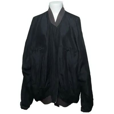 Bomber jacket (Black, Brown) from Contempo Acetate, Silk