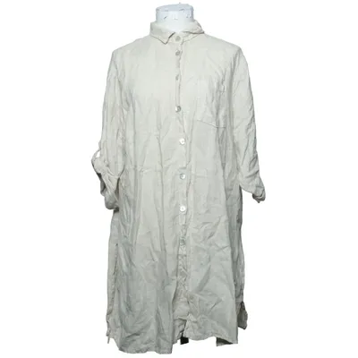 Skjortklänning (Beige) från Made in italy Linne
