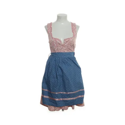 Dirndl (Blå, Pink, Hvid) fra Divided by H&M Polyester, Elastan, Bomuld